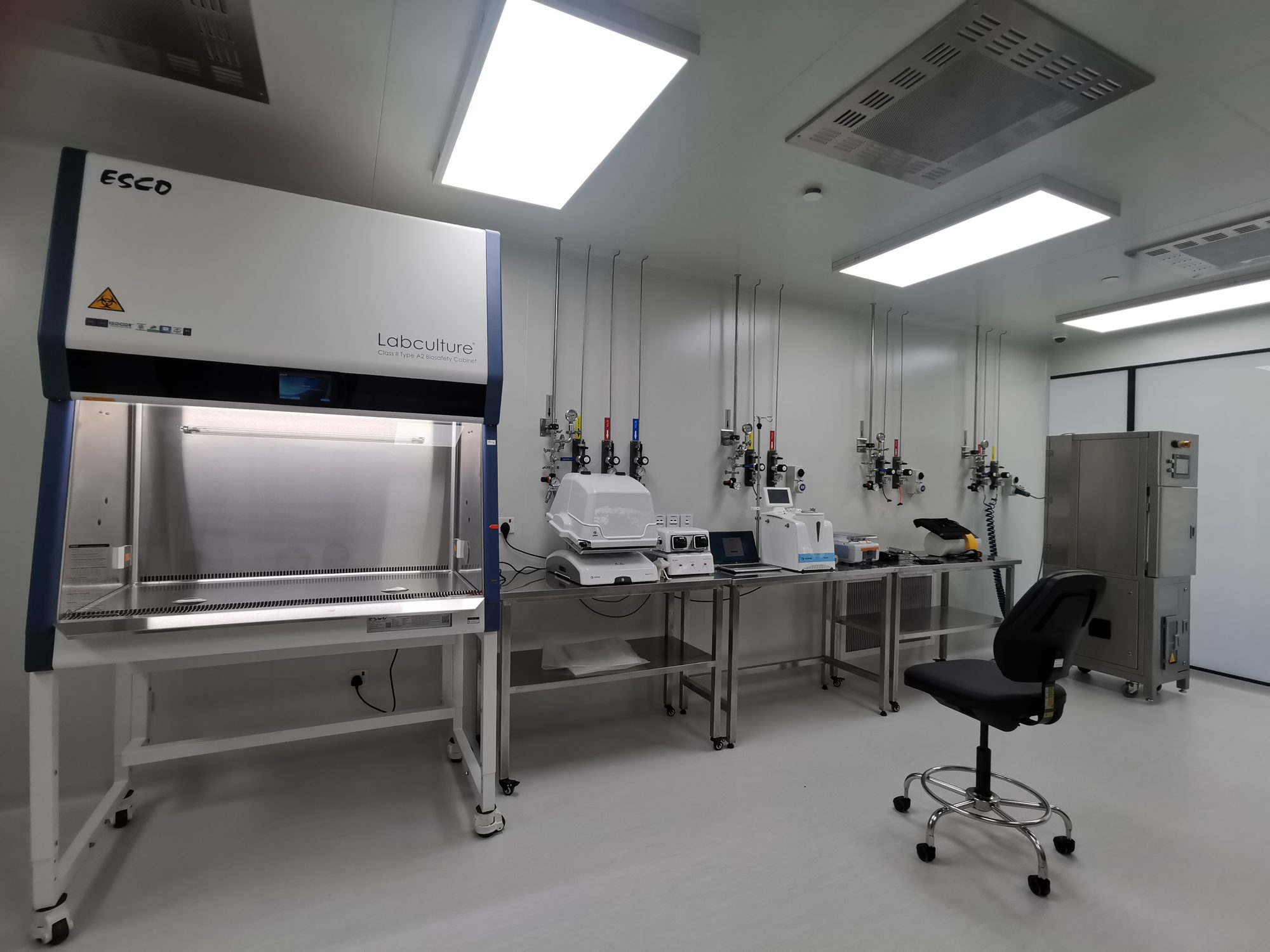 2,000 m² cell-therapy pilot plant